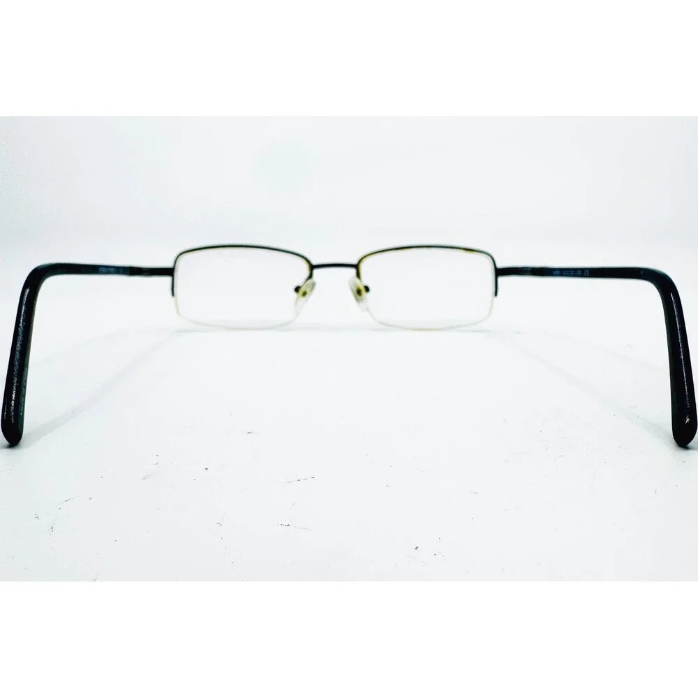 EyeBuyDirect Hiro Eyeglass Frames Mens Black Semi Rimless Rectangle 52-19-135
